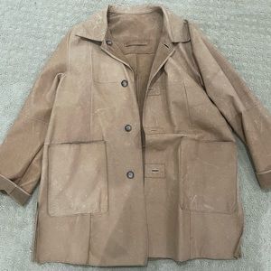 Vintage Suede Oversized Jacket